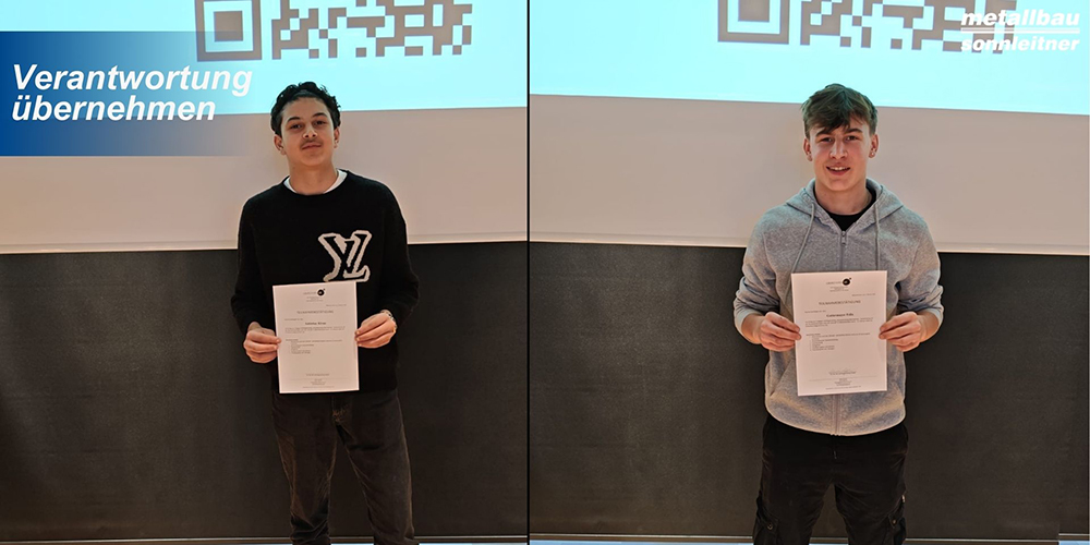 Lehrlingstraining Teilnehmer