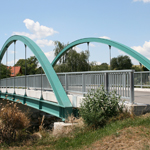 Stahlbrücke in Mauterheim